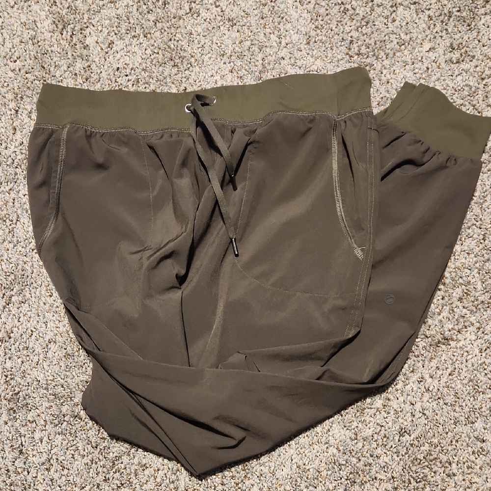 CRZ YOGA Womens Dark Olive Joggers